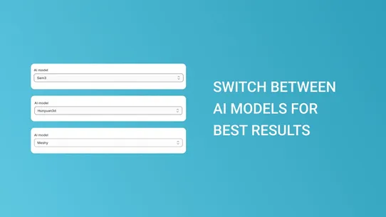 AI 3D Model Generator screenshot