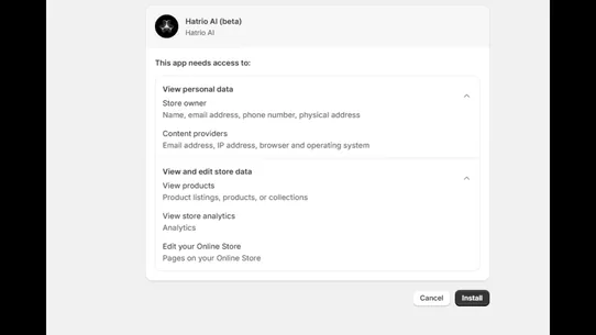 Hatrio AI screenshot
