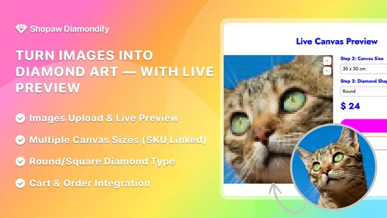 Shopaw Diamondify screenshot