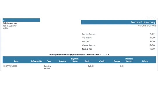 Shop Saasify ERP screenshot