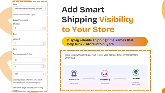Startstorez Estimated Delivery screenshot