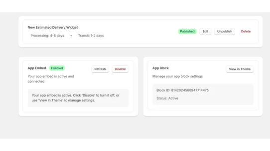 Startstorez Estimated Delivery screenshot