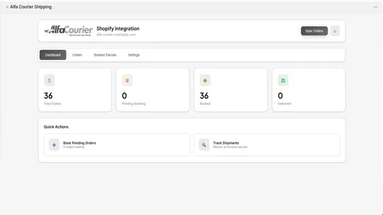 Alfa Courier Delivery screenshot