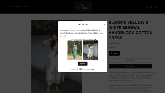 VistoureAI Virtual Try On screenshot
