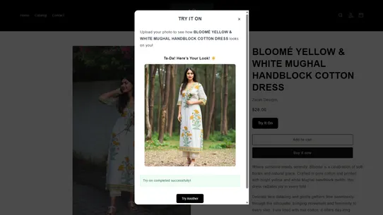 VistoureAI Virtual Try On screenshot