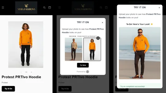 VistoureAI Virtual Try On screenshot