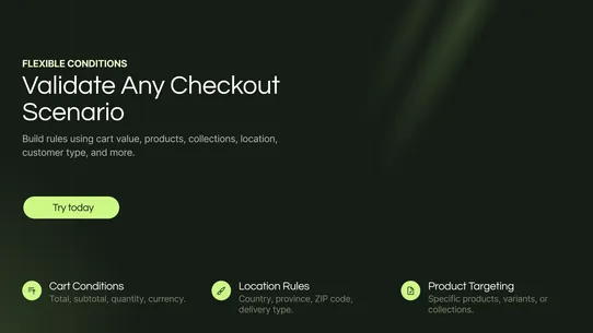 Lockdown: Cart/Checkout Rules screenshot