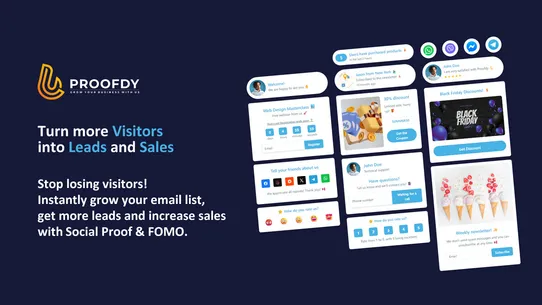 Proofdy – Social Proof &amp; FOMO screenshot
