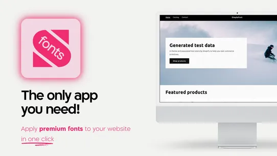 Simple Font screenshot