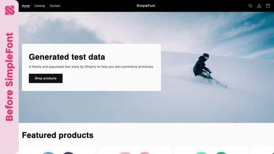 Simple Font screenshot