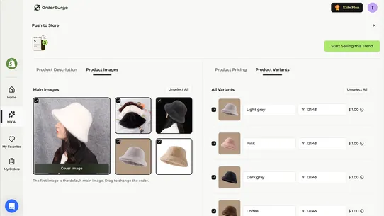 OrderSurge ‑ Winning Products screenshot