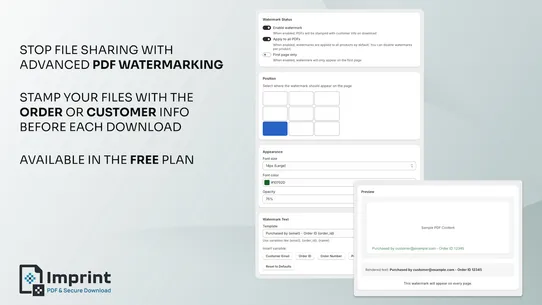 Imprint Files screenshot