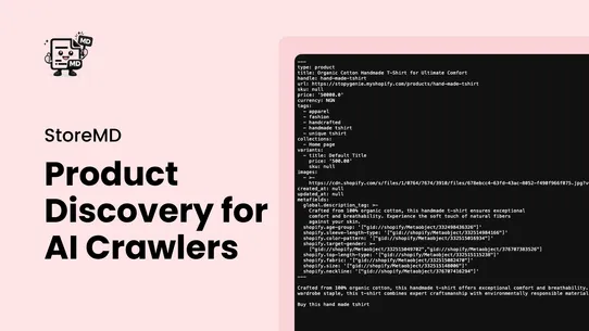 StoreMD: Markdown for AI &amp; LLM screenshot