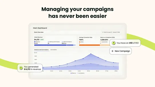 Fluenceur Affiliate Marketing screenshot