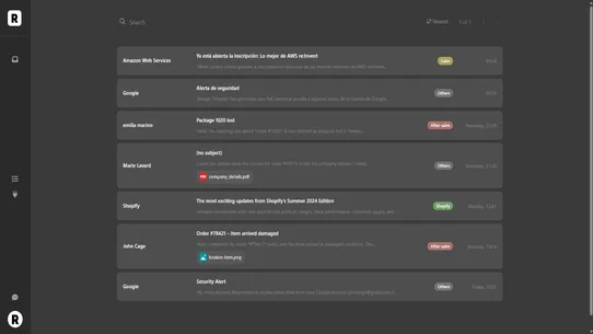 Respondize screenshot