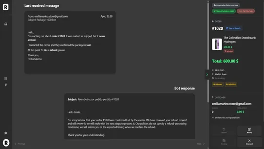 Respondize screenshot