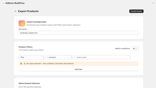 Editron BulkPlus All In One screenshot