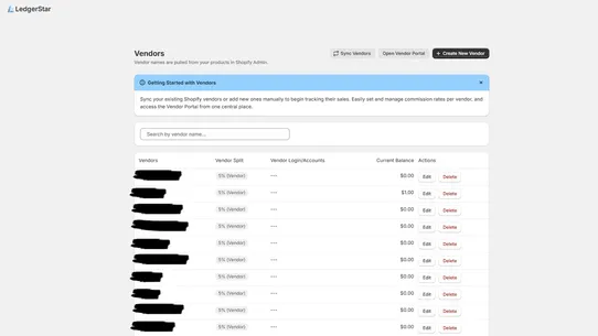 LedgerStar screenshot