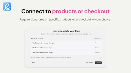 esigned: waivers &amp; esignatures screenshot