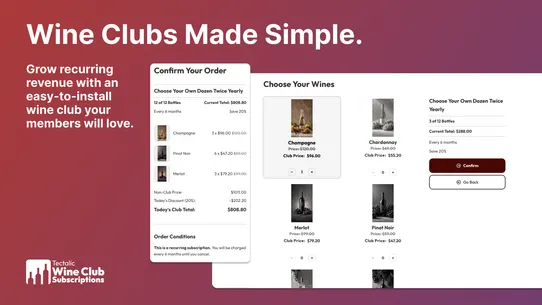 Tectalic Wine Club screenshot