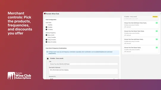 Tectalic Wine Club screenshot