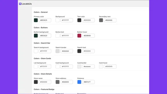 LocateUs ‑ Store Locator Map screenshot