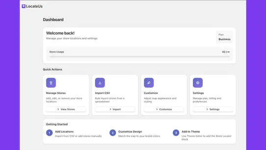 LocateUs ‑ Store Locator Map screenshot