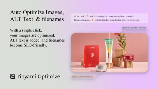 Tinyami Optimize screenshot