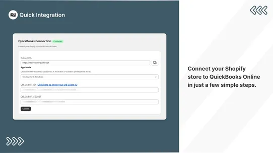 Quick Integration screenshot