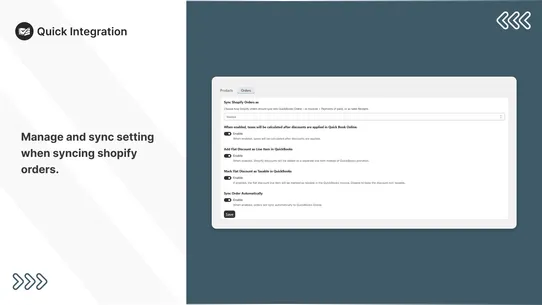 Quick Integration screenshot