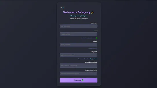 Daf Agency screenshot