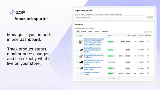 Zopi: Amazon Importer screenshot