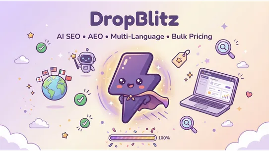 DropBlitz: Bulk AEO &amp; SEO screenshot