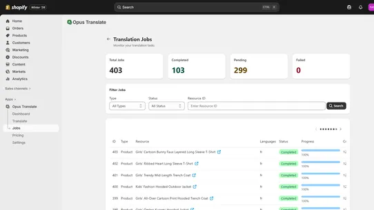 Opus Translate screenshot