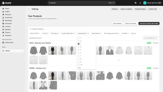 Vidcap ‑ Videos from Images screenshot