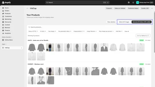 Vidcap ‑ Videos from Images screenshot
