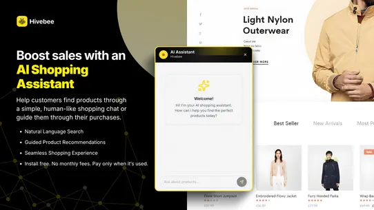 Hivebee AI Search screenshot