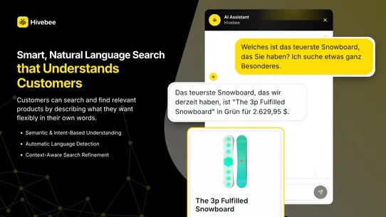 Hivebee AI Search screenshot