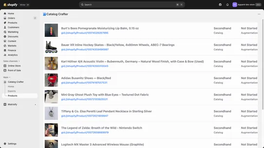 Catalog Crafter screenshot