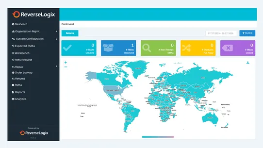 ReverseLogix Returns System screenshot