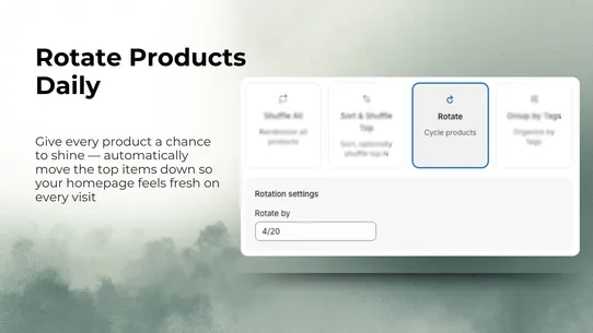 Product Shuffler screenshot