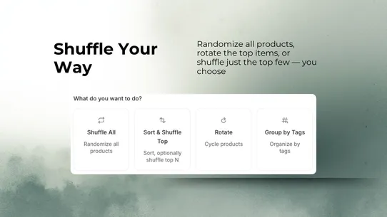 Product Shuffler screenshot