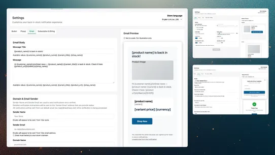 RMS Preorder | Back in Stock screenshot