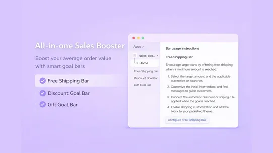 Ecomz: Bars Sales booster screenshot