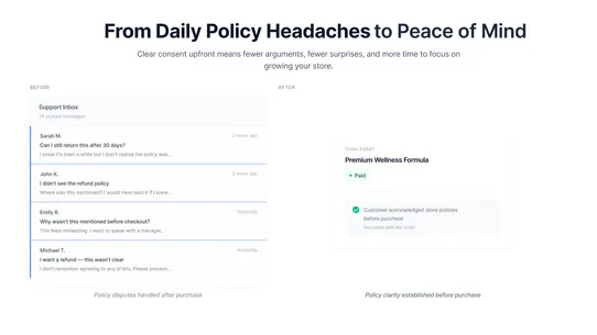 Terms and Conditions checkbox screenshot