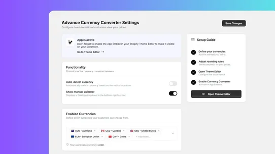 Advance Currency Converter screenshot