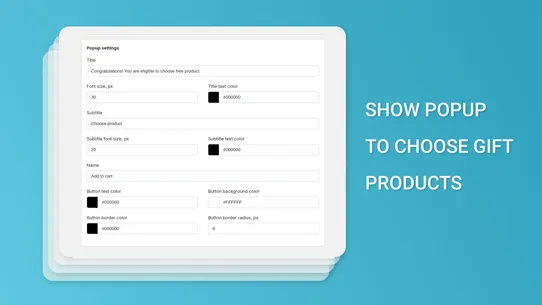 Auto add to cart gifts screenshot