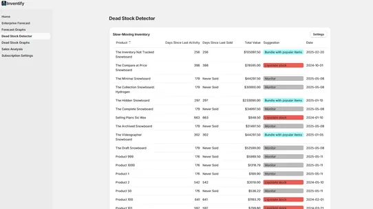 Inventify screenshot