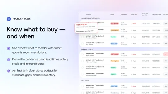 Forstock: AI Inventory Planner screenshot