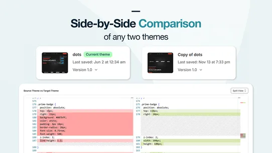 ThemeWatch: Compare Theme Code screenshot